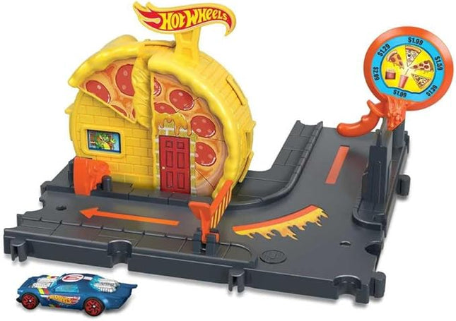 Hot Wheels Mattel City Speedy Pizza Pick-Up/from Assort