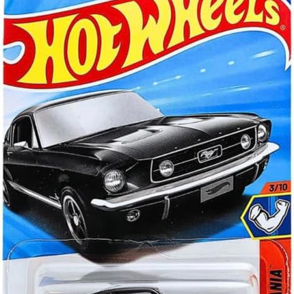 Hot Wheels '67 Mustang [Black], Muscle Mania 3/10, 189/250, 1:64 Scale Diecast Vehicle