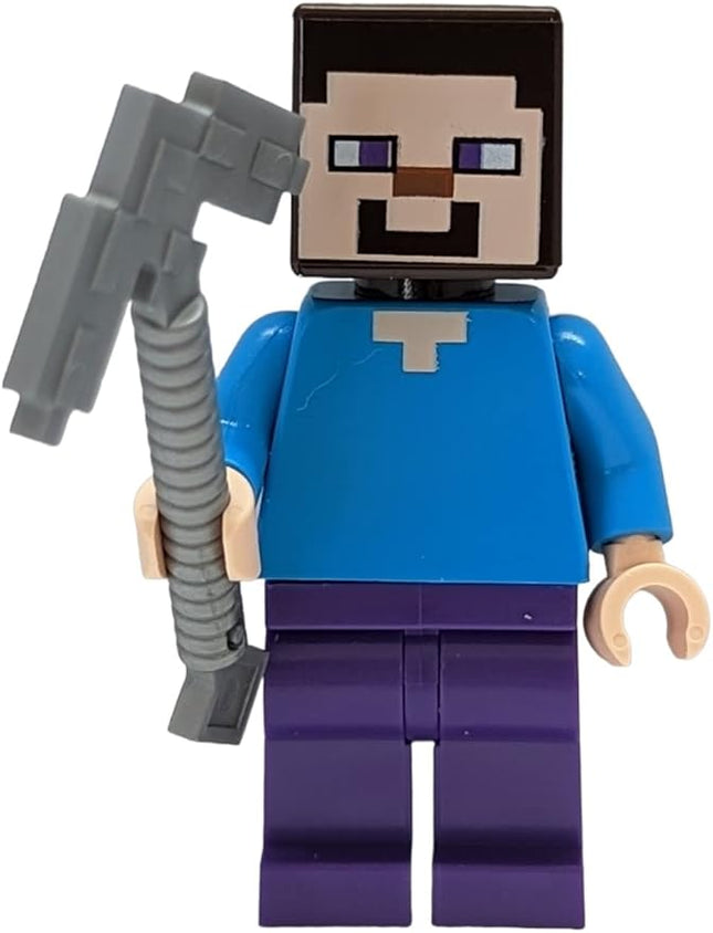 LEGO Minecraft: Steve Minifigure with Pickaxe