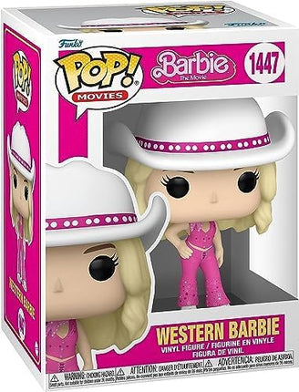 POP Movies: Barbie - Western Cowgirl Barbie Funko Vinyl Figure (Bundled with Compatible Box Protector Case), Multicolor, 3.75 inches