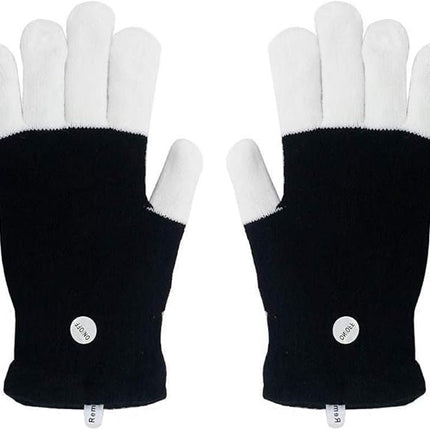 Luwint Children LED Finger Light Up Gloves - Glow Flashing Cool Fun Toys for Kids, Boy Girl 7-12 Years