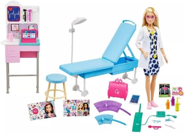 Barbie Doll (Medical Doctor Deluxe Doll Playset)