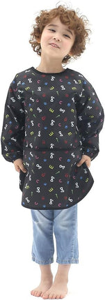 Kids Waterproof Art Smock – Long Sleeve Apron for Painting, Baking, Sensory Play (Ages 1–10)