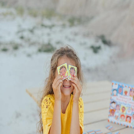 eeBoo: Memory and Matching Game- I Never Forget a Face- 24 Pairs, Develops Recognition, Concentration, Memory & Social Skills, Age 3+