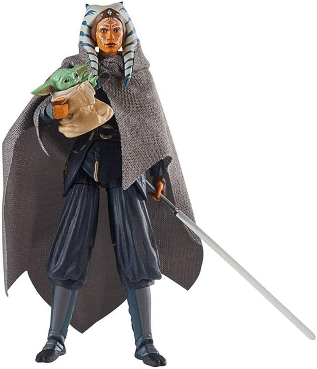 STAR WARS The Vintage Collection Ahsoka Tano and Grogu Deluxe Action Figure Set, 8 Pieces