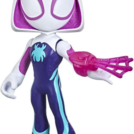 Spidey and his Amazing Friends Marvel Supersized Ghost-Spider Action Figure,Preschool Super Hero Toy,Kids Ages 3 and Up
