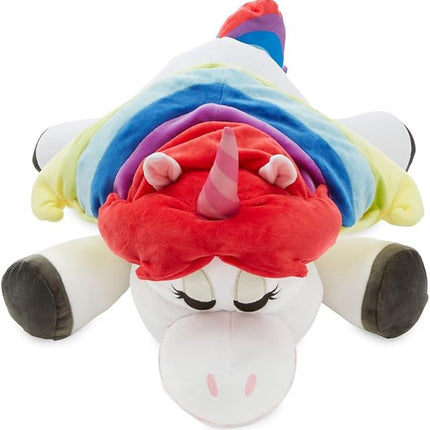Disney Store Official Cuddleez Plush – Rainbow Unicorn - Big Plush - Super Soft & Huggable Toy for Fans & Kids of All Ages - Perfect Collectible Gift, Plushy