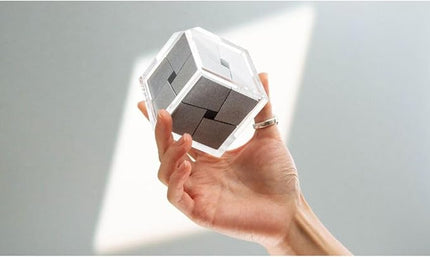 Craighill Jack Box Puzzle - Brain Teaser Puzzle for Adults, 3D Brain Game, Mind-Bending & Satisfying, Aesthetic Home & Office Decor - Aluminum & Acrylic