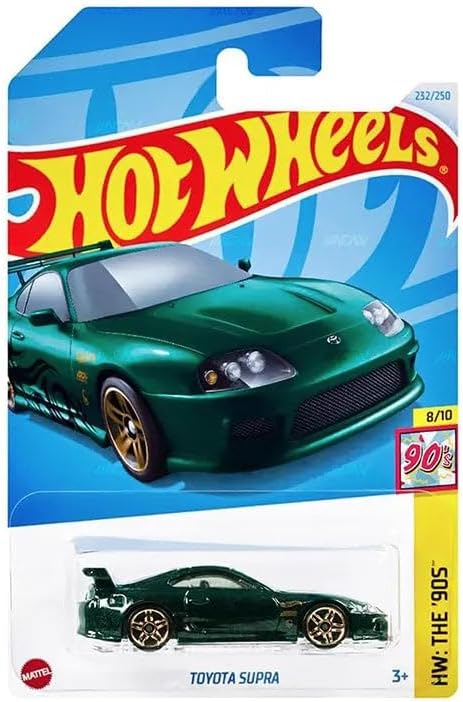Hot Wheels Toyota Supra (Green), HW: The 90S 8/10