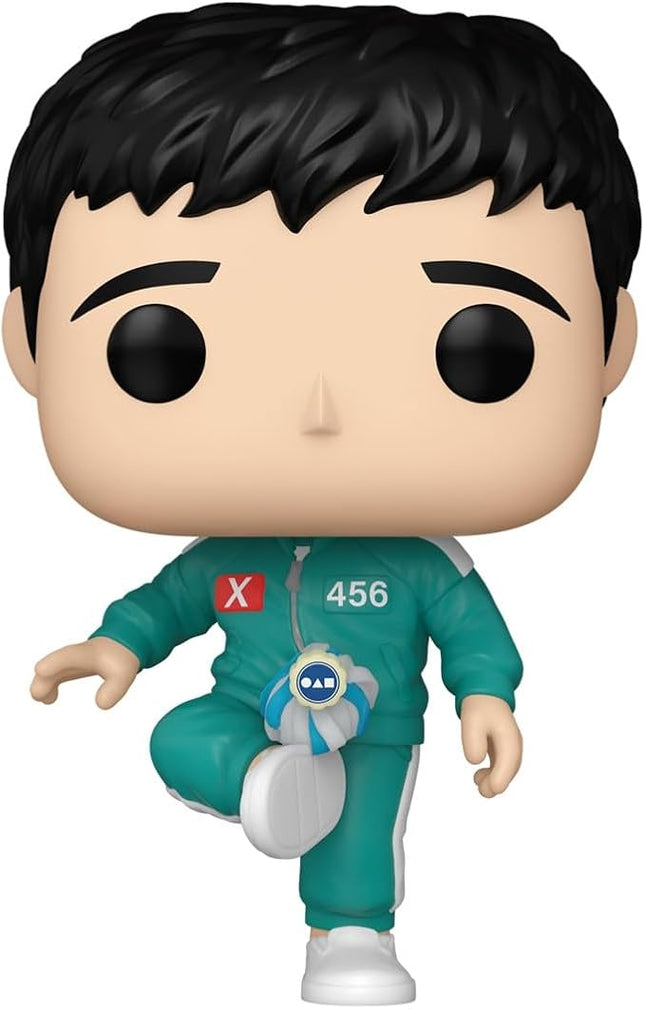 Funko Pop TV: Squid Game - Player 456: Seong Gi-hun 456 - Collectable Vinyl Figure - Gift Idea - Official Merchandise - Toys for Kids & Adults - Drama Fans - Model Figure for Collectors and Display