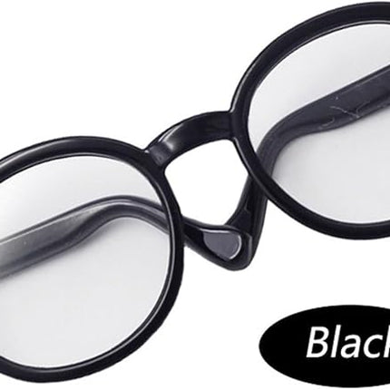 3pcs Doll Accessories Set Included Mini Glasses, Shoulder Bag and Canvas Shoes, Dress Up Accessories Replacement for 17cm Doll, Mini Costume Supplies for 6.7in Figures (Set of White)