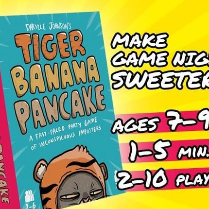 I'm Right You're Wrong Tiger Banana Pancake: 5 Min Card Game for Families, Fun & Hilarious Party Game for Kids, Teens & Adults, Ages 7-99, 2-10 Players, Designed by Darylle Johnson, seen on Netflix