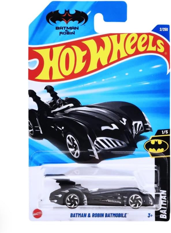 Hot Wheels Batman & Robin Batmobile Batman 1/5 Scale Die-cast Vehicle