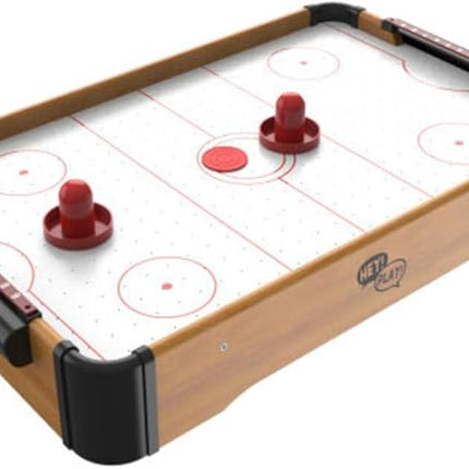 Air Hockey Table Mini Arcade Game - 22-Inch Tabletop Board Game for Girls and Boys, Battery-Operated, and Includes Puck and Paddles by Hey Play