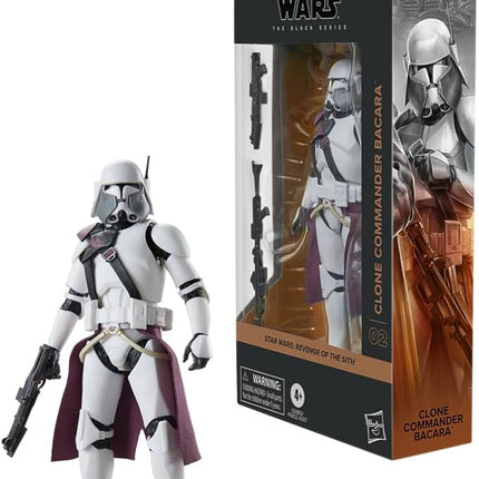 STAR WARS The Black Series Clone Commander Bacara, Revenge of The Sith Premium Collectible 6 Inch Action Figure
