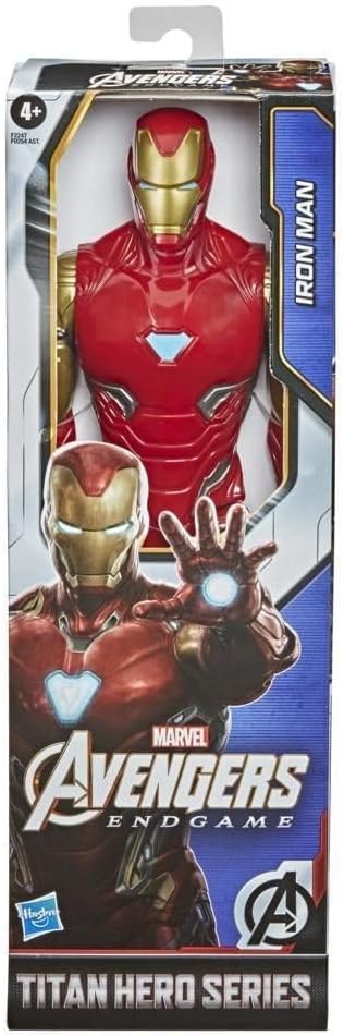 Avengers Marvel Titan Hero Series Collectible 12-Inch Iron Man Action Figure, Toy for Ages 4 and Up