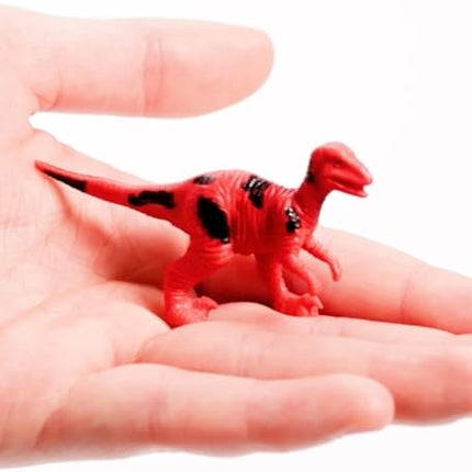 Terra by Battat – 60 Pieces Dinosaur Figures Assorted Mini Plastic Animals for Kids Birthday Party Supplies Decorations Educational Toy Playset 3+ Years