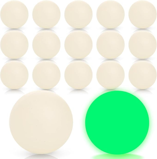 Tebery 16 Pack Street Hockey Balls, 8'' Road Roller Hockey, Sports Filed Balls for Indoor, Outdoor, Games