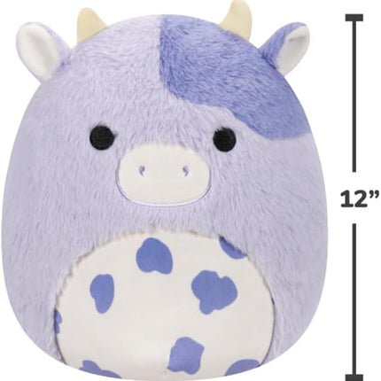 Squishmallows 12" Fuzz-A-Mallows Bubba The Cow