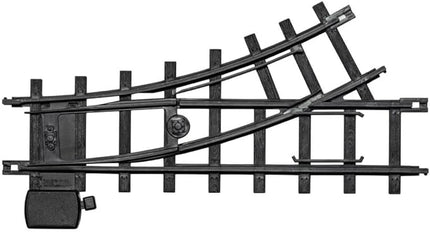 Lionel Ready-to-Play Left & Right Hand Interchange 2-Piece Black Plastic Track Pack
