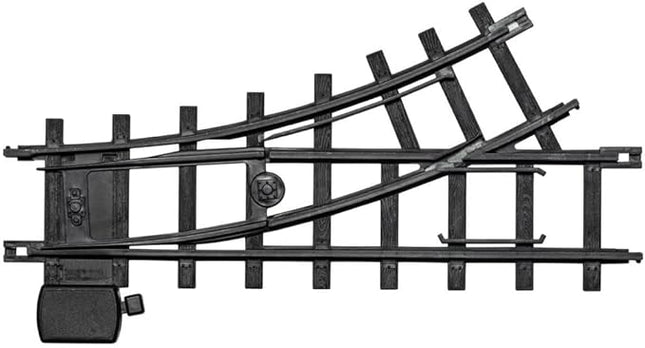 Lionel Ready-to-Play Left & Right Hand Interchange 2-Piece Black Plastic Track Pack