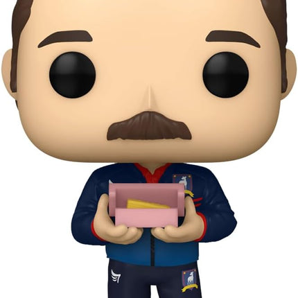 Funko POP! TV: Ted Lasso - Ted Lasso with Biscuits - Collectable Vinyl Figure - Gift Idea - Official Merchandise - for Kids & Adults - TV Fans - Model Figure for Collectors and Display