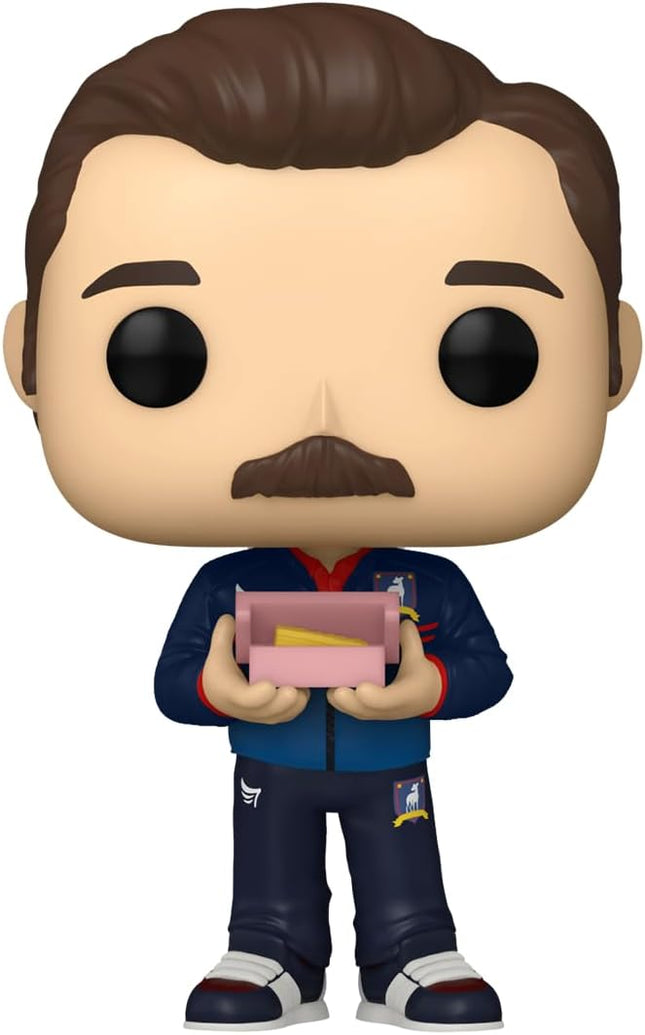 Funko POP! TV: Ted Lasso - Ted Lasso with Biscuits - Collectable Vinyl Figure - Gift Idea - Official Merchandise - for Kids & Adults - TV Fans - Model Figure for Collectors and Display