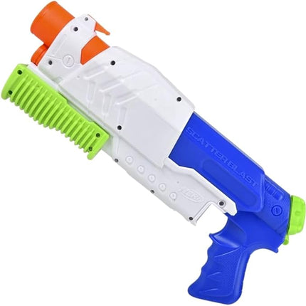 Nerf Super Soaker Scatter Blast Water Blaster, 5 Streams of Water, Pump Action, Kids Outdoor Water Toy, Gifts for 6 Year Old Boys & Girls