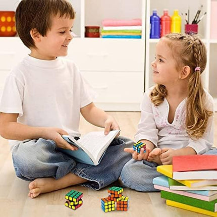 Mini Speed Cube,Magic Puzzles, Puzzle Boxes,Party Puzzle Game Toys Classroom Rewards & School Prize for Students,Birthday Party Favors (12 Pack)