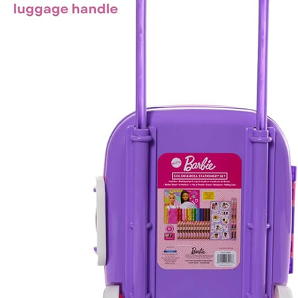 Barbie Color and Roll Activity Set with Carrying Case, Stickers, & Art Supplies