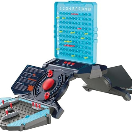 Hasbro Gaming Electronic Battleship Reloaded Board Game, Naval Combat Strategy Game with Sounds, Lights, Special Attacks, Ages 8 and Up, 1-2 Players