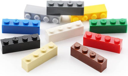 Feleph 360 Pieces 1x4 Bricks Classic Parts Building Creative Play Blocks Set Toy Compatible with 3010 3066 Major Brick Brands (Multicolored)