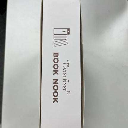 Tonecheer DIY Book Nook Kit for Adults, 3D Wooden Puzzle Bookend Bookshelf Insert Library Bookstore Model Decor, Booknook Miniature Dollhouse with Sensor LED Light for Gifts (Left Bank Bookstore)