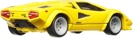 Lamborghini Countach LP 5000 QV Yellow Spettacolare Series Diecast Model Car by Hot Wheels