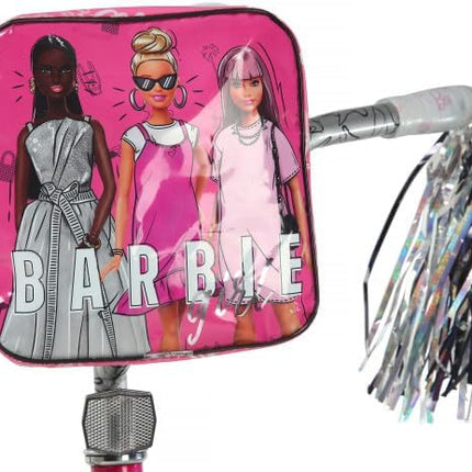 Dynacraft Barbie 12-18 Inch Girls BMX Bike for Age 3-9 Years - Fun and Stylish Design, Sturdy and Durable, Perfect for Kids Learning to Ride, Easy to Assemble, Ideal for Young Riders