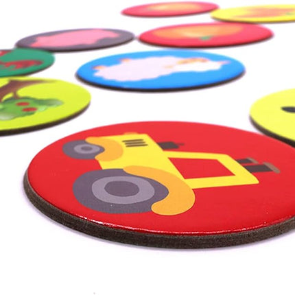 KiDEPOCH Memory Match Game – 16 Matching Pairs Preschool Memory Games Featuring Barnyard Element, Non Toxic Educational Memory Matching Game, Perfect for Kids, Toddlers, 3 Year Old or Up