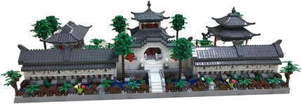 Architecture Chinese Style of Suzhou Garden,Set 1 Front Courtyard, Micro Block,Classical Famous Building Block Set,4222 PCS for Adults and Teens