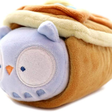 Anirollz Owlyroll Plush in Blueberry Pancake Outfitz – Kawaii Owl Stuffed Animal with Removable Costume – Cute 6” Squishy Plush Toy Gift for Girls & Kids