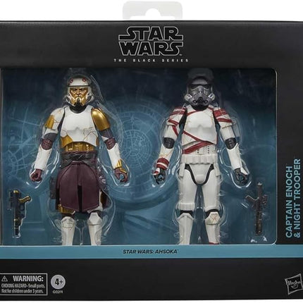 Star Wars The Black Series Captain Enoch & Night Trooper, Star Wars: Ahsoka Collectible 6 Inch Action Figure 2-Pack