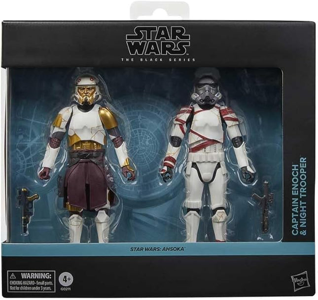 Star Wars The Black Series Captain Enoch & Night Trooper, Star Wars: Ahsoka Collectible 6 Inch Action Figure 2-Pack