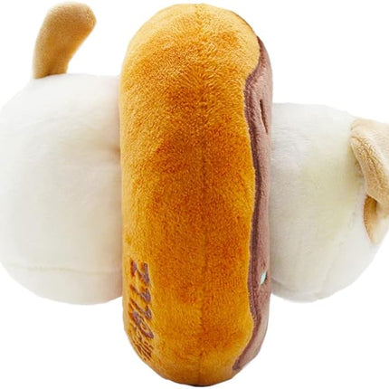 Anirollz Kittiroll Plush in Donut Ring Outfitz – Kawaii Stuffed Animal with Removable Costume – Cute Squishy Plush Toy Gift for Girls & Kids