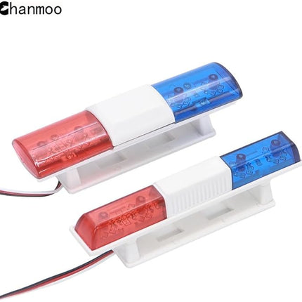 1/10 1/8 RC Car Simulation Police Lights Multi-Function Night Flash LED Light Lamp Roof Light Decoration for 1:8 1:10 RC Crawler Truck Cars HSP Traxxas Tamiya CC01 D90 Axial SCX10 Arrma