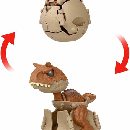 Jurassic World Egg to Carnotaurus Dinosaur Transforming Toy, Hidden Hatchers