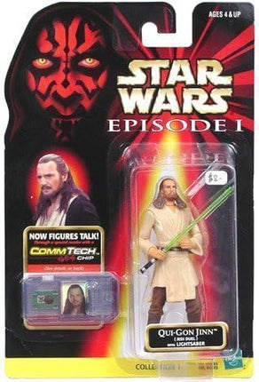 Star Wars: Episode 1 Qui-Gon Jinn (Jedi Duel) Action Figure by Hasbro [Toys & Games]
