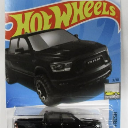 Hot Wheels 2020 Ram 1500 Rebel (Black) 3/10 Factory Fresh Diecast Truck