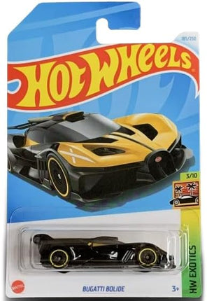 Hot Wheels Bugatti Bolide, Yellow/Black, HW Exotics 3/10