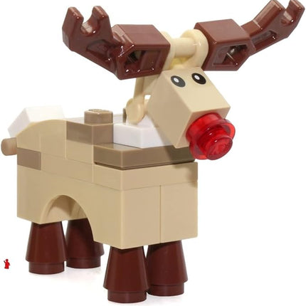 LEGO Holiday MiniFigure Animal - Reindeer (Rudolph with Red Nose) 10245