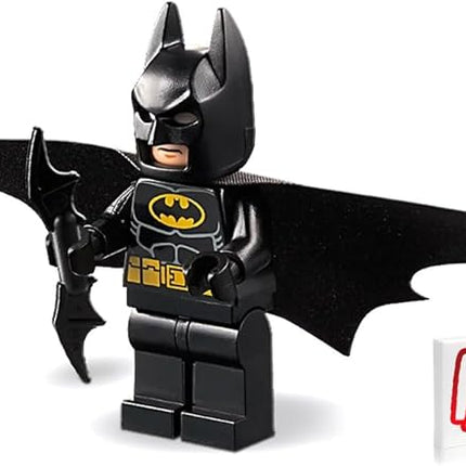 LEGO Super Heroes DC Batman Minifigure - Batman (in Black Suit with Outstretched Batcape and Bat-a-rang) 76158