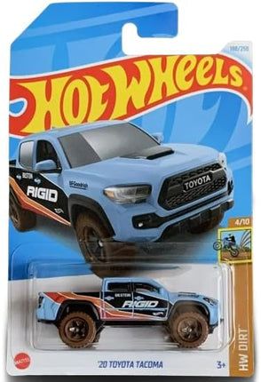 Hot Wheels 20 Toyota Tacoma, Blue, HW Dirt 4/10