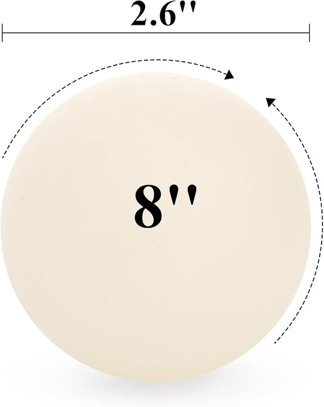 Tebery 16 Pack Street Hockey Balls, 8'' Road Roller Hockey, Sports Filed Balls for Indoor, Outdoor, Games